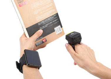 Mini lettore di codici a barre del dito, lettore di codici a barre portabile Bluetooth senza cordone