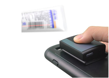 Mini lettore di codici a barre senza fili mani libere, piccolo analizzatore di laser 1D