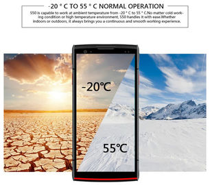 Scrittore irregolare tenuto in mano conveniente del lettore di NFC di PDA Android Smart Card con la stampante
