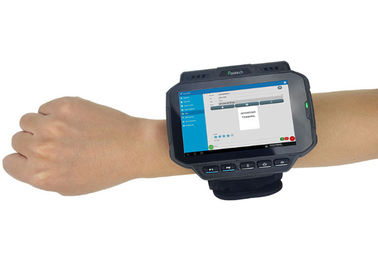 Computer tenuto in mano portatile montato polso, lettore di codici a barre portabile di Android