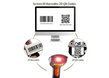 Due lettore di codice a barre tenuto in mano del lettore di codici a barre 2D/QR di Drectional