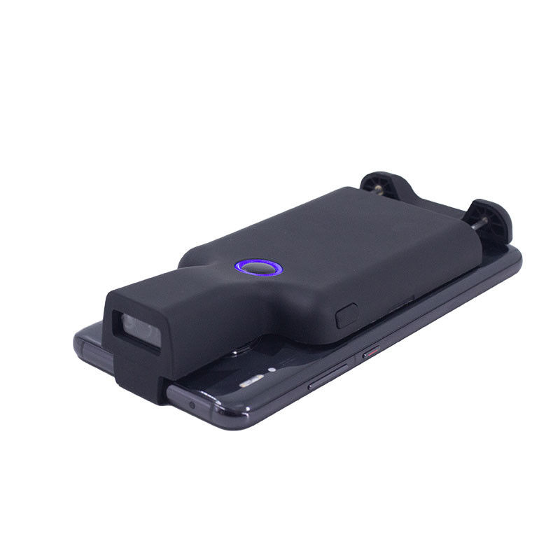 2D lavoro posteriore del lettore di codici a barre di Bluetooth della clip con il telefono, lettore di codici a barre portatile con la funzione 1D 2D QR di Bluetooth