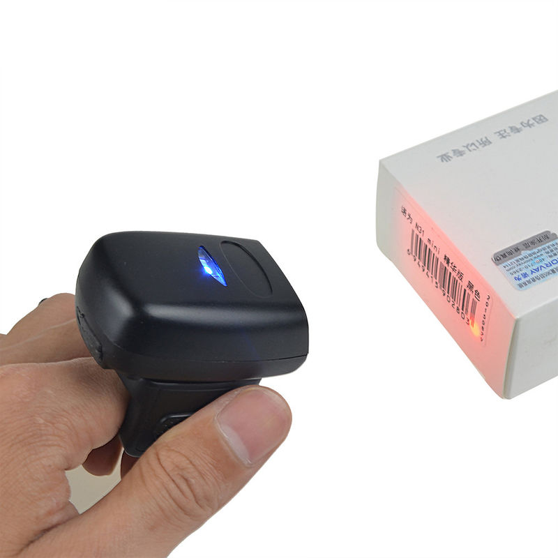 lettore di codice del minibar del dito del lettore di codici a barre del bluetooth del lettore di codici a barre senza fili portabile 2d per il pc della compressa di androide